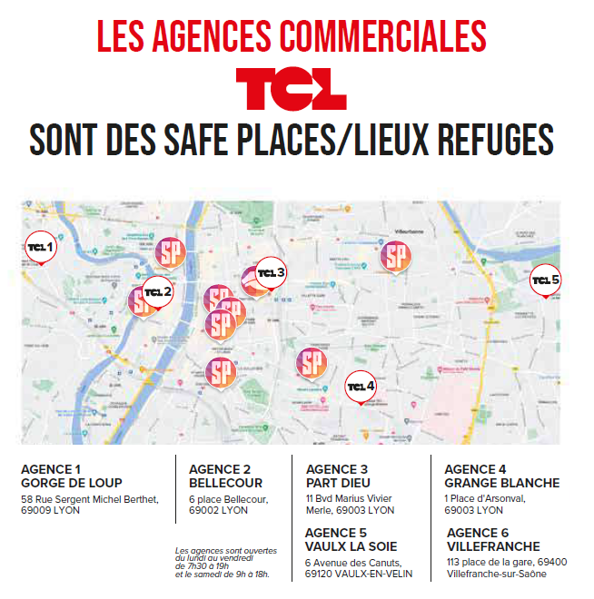 Les agences commerciales lieux refuges