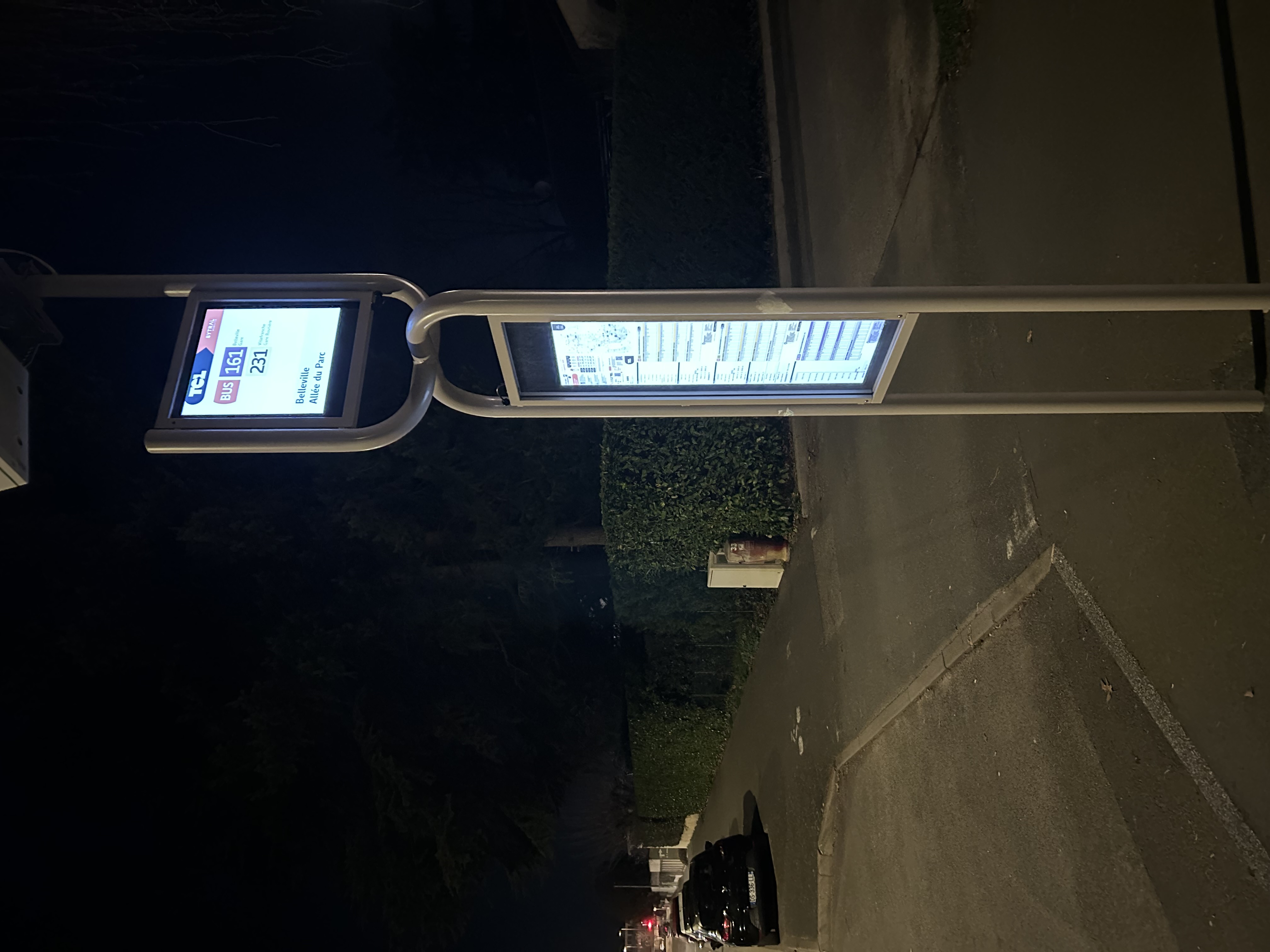 Poteaux lumineux