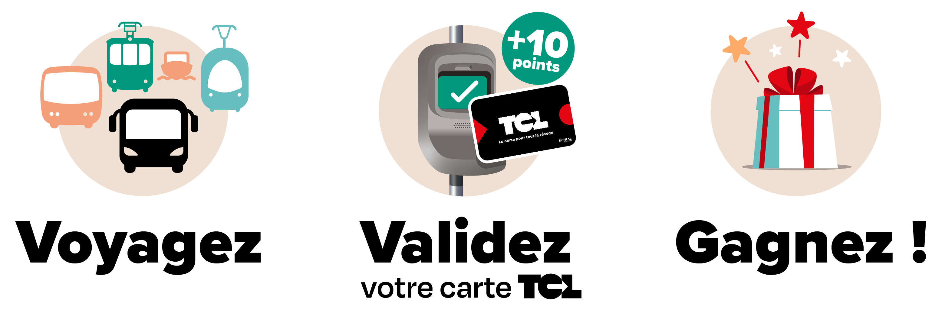 Voyagez, validez votre carte tcl et gagnez