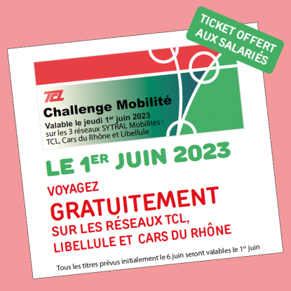 Ticket challenge mobilité