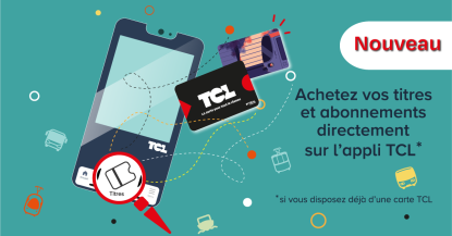Achat des titres et abonnements sur l'appli TCL