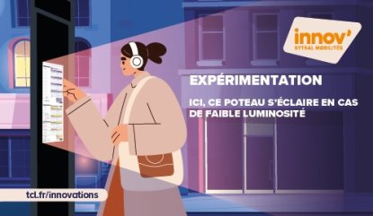 Expérimentation poteaux lumineux