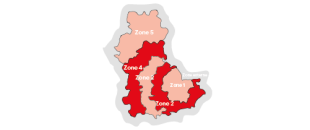 Carte zonale